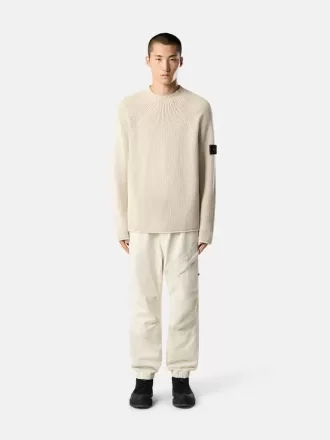 Pullover mit Stehkragen und Vanisé-Rippstruktur