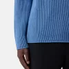 Pullover mit Stehkragen und Vanisé-Rippstruktur Pullover mit Stehkragen und Vanisé-Rippstruktur