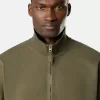 Regular-Fit-Sweatshirt mit halbem Reißverschluss und gerippten Einsätzen Regular-Fit-Sweatshirt mit halbem Reißverschluss und gerippten Einsätzen