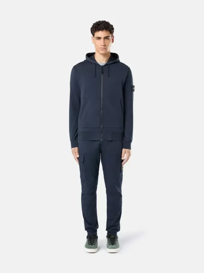 Regular-Fit-Sweatshirt mit Kapuze, Reißverschluss und Taschen