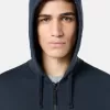 Regular-Fit-Sweatshirt mit Kapuze, Reißverschluss und Taschen