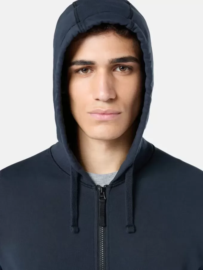 Regular-Fit-Sweatshirt mit Kapuze, Reißverschluss und Taschen