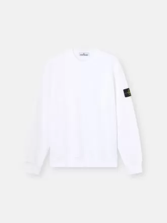 Regular-Fit-Sweatshirt mit Rundhalsausschnitt und elastischen Bündchen