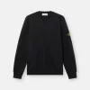 Regular-Fit-Sweatshirt mit Rundhalsausschnitt und elastischen Bündchen