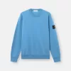 Regular-Fit-Sweatshirt mit Rundhalsausschnitt und elastischen Bündchen