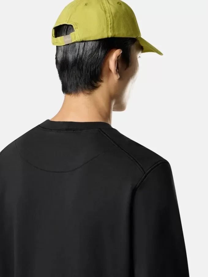 Regular-Fit-Sweatshirt mit Rundhalsausschnitt und elastischen Bündchen