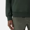 Regular-Fit-Sweatshirt mit Rundhalsausschnitt und elastischen Bündchen