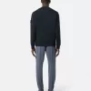Regular-Fit-Sweatshirt mit Rundhalsausschnitt und elastischen Bündchen
