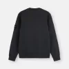 Regular-Fit-Sweatshirt mit Rundhalsausschnitt und elastischen Bündchen