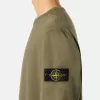 Regular-Fit-Sweatshirt mit Rundhalsausschnitt und gerippten Einsätzen