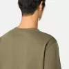 Regular-Fit-Sweatshirt mit Rundhalsausschnitt und gerippten Einsätzen