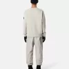 Regular-Fit-Sweatshirt mit Rundhalsausschnitt und gerippten Einsätzen
