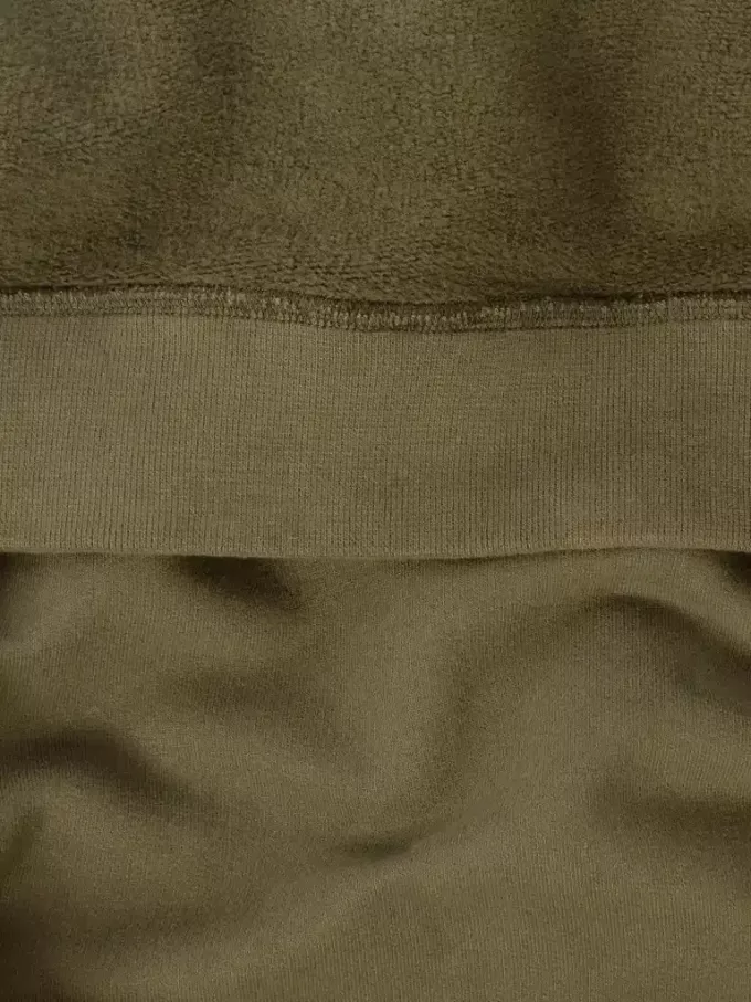 Regular-Fit-Sweatshirt mit Rundhalsausschnitt und gerippten Einsätzen