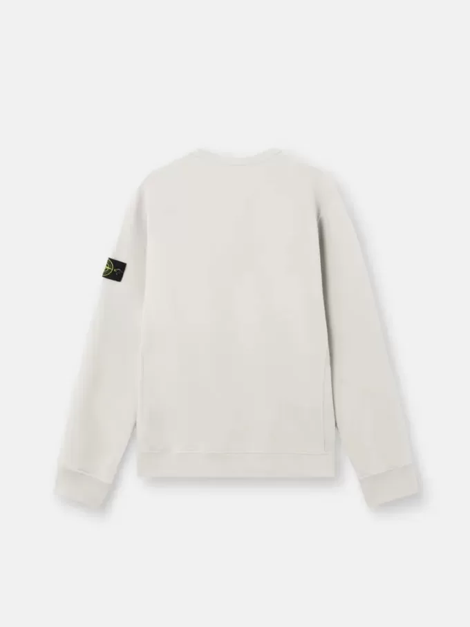 Regular-Fit-Sweatshirt mit Rundhalsausschnitt und gerippten Einsätzen