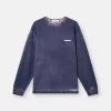 Regular-Fit-Sweatshirt mit Rundhalsausschnitt und Schriftzug Regular-Fit-Sweatshirt mit Rundhalsausschnitt und Schriftzug