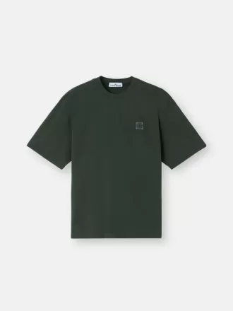 Regular-Fit-T-Shirt mit kurzen Ärmeln und Compass-Patch Regular-Fit-T-Shirt mit kurzen Ärmeln und Compass-Patch