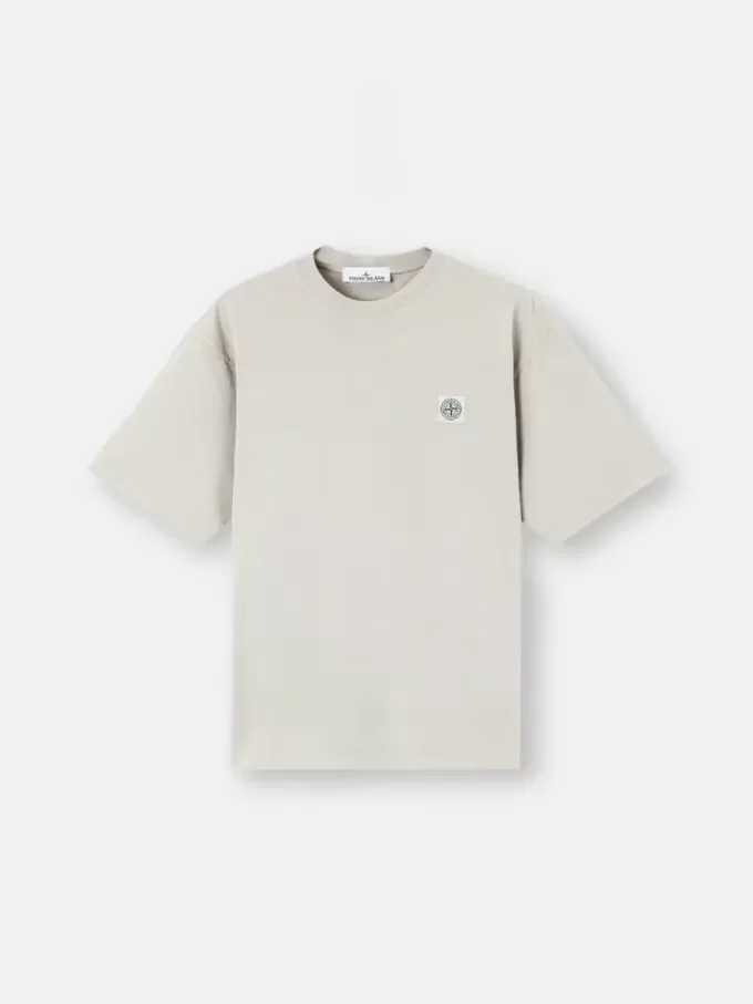 Regular-Fit-T-Shirt mit kurzen Ärmeln und Compass-Patch Regular-Fit-T-Shirt mit kurzen Ärmeln und Compass-Patch