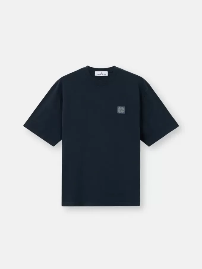 Regular-Fit-T-Shirt mit kurzen Ärmeln und Compass-Patch Regular-Fit-T-Shirt mit kurzen Ärmeln und Compass-Patch
