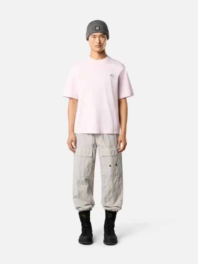 Regular-Fit-T-Shirt mit kurzen Ärmeln und Compass-Patch Regular-Fit-T-Shirt mit kurzen Ärmeln und Compass-Patch
