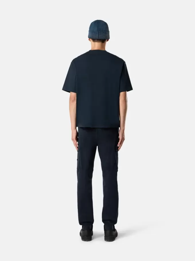 Regular-Fit-T-Shirt mit kurzen Ärmeln und Compass-Patch Regular-Fit-T-Shirt mit kurzen Ärmeln und Compass-Patch
