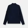 Reißverschluss-Pullover mit Raglanärmeln und gerippten Bündchen Reißverschluss-Pullover mit Raglanärmeln und gerippten Bündchen