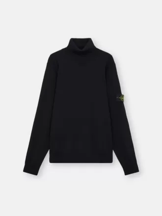 Rollkragenpullover mit gerippten Bündchen Rollkragenpullover mit gerippten Bündchen