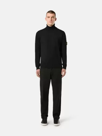 Rollkragenpullover mit gerippten Bündchen Rollkragenpullover mit gerippten Bündchen