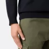 Rollkragenpullover mit gerippten Bündchen