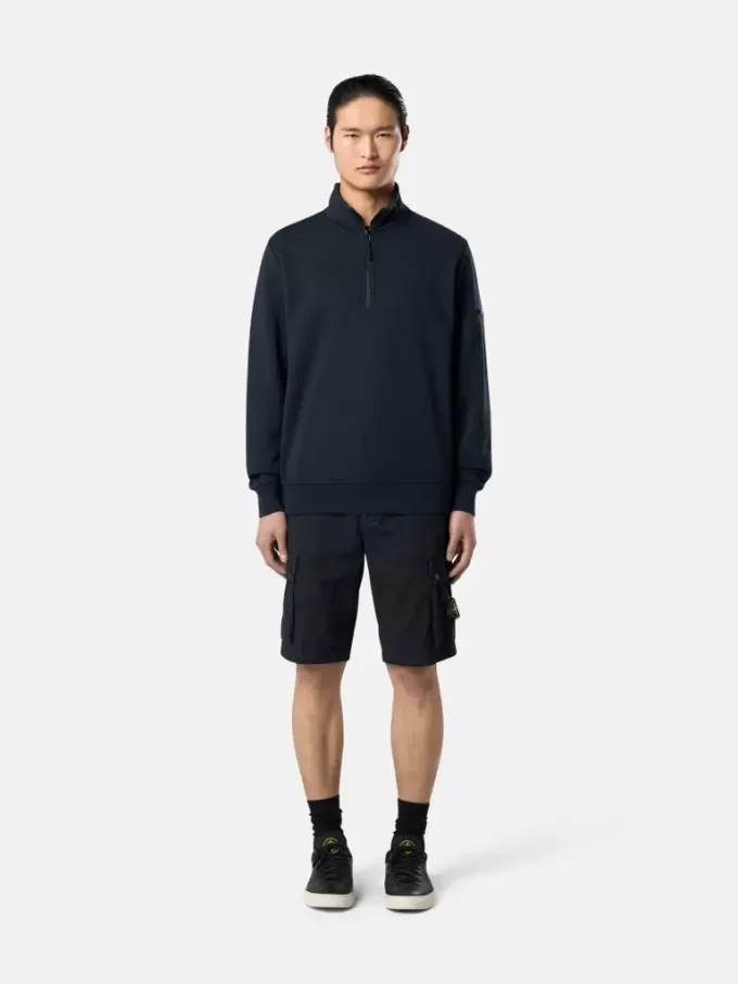 Slim-Fit-Cargo-Bermudashorts mit Reißverschlusstaschen Slim-Fit-Cargo-Bermudashorts mit Reißverschlusstaschen