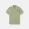 Slim-Fit-Kurzarm-Poloshirt mit gestreiften Details Slim-Fit-Kurzarm-Poloshirt mit gestreiften Details