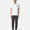 Slim-Fit-Kurzarm-Poloshirt mit gestreiften Details Slim-Fit-Kurzarm-Poloshirt mit gestreiften Details