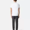 Slim-Fit-Kurzarm-Poloshirt mit gestreiften Details Slim-Fit-Kurzarm-Poloshirt mit gestreiften Details