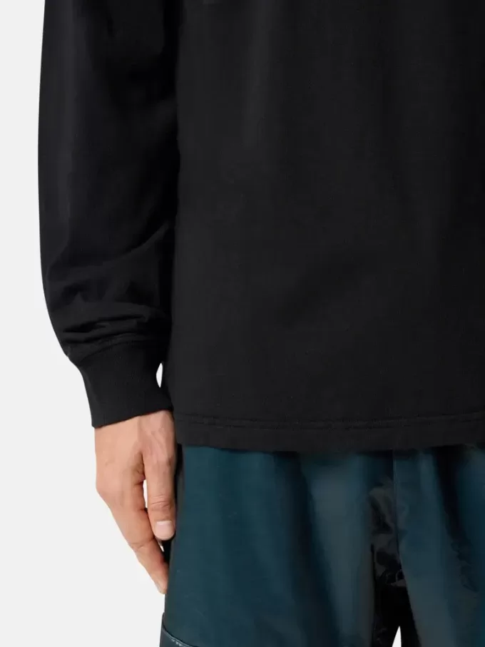 Slim-Fit-Langarm-T-Shirt mit Compass-Patch Slim-Fit-Langarm-T-Shirt mit Compass-Patch