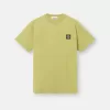 Slim-Fit-T-Shirt mit kurzen Ärmeln und Kompass-Aufnäher Slim-Fit-T-Shirt mit kurzen Ärmeln und Kompass-Aufnäher