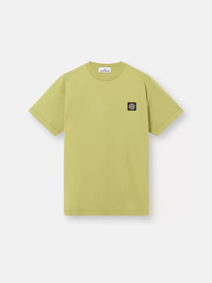 Slim-Fit-T-Shirt mit kurzen Ärmeln und Kompass-Aufnäher Slim-Fit-T-Shirt mit kurzen Ärmeln und Kompass-Aufnäher