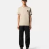 Slim-Fit-T-Shirt mit kurzen Ärmeln und Kompass-Aufnäher Slim-Fit-T-Shirt mit kurzen Ärmeln und Kompass-Aufnäher