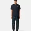 Slim-Fit-T-Shirt mit kurzen Ärmeln und Kompass-Aufnäher Slim-Fit-T-Shirt mit kurzen Ärmeln und Kompass-Aufnäher