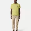 Slim-Fit-T-Shirt mit kurzen Ärmeln und Kompass-Aufnäher Slim-Fit-T-Shirt mit kurzen Ärmeln und Kompass-Aufnäher