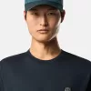 Slim-Fit-T-Shirt mit kurzen Ärmeln und Kompass-Aufnäher Slim-Fit-T-Shirt mit kurzen Ärmeln und Kompass-Aufnäher