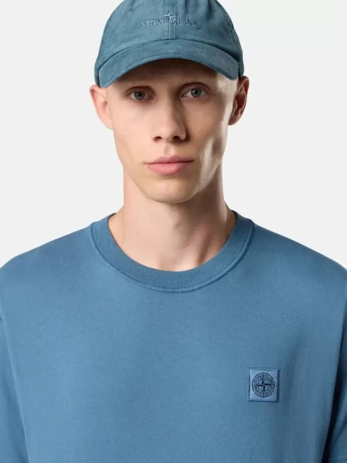 Slim-Fit-T-Shirt mit kurzen Ärmeln und Kompass-Aufnäher Slim-Fit-T-Shirt mit kurzen Ärmeln und Kompass-Aufnäher