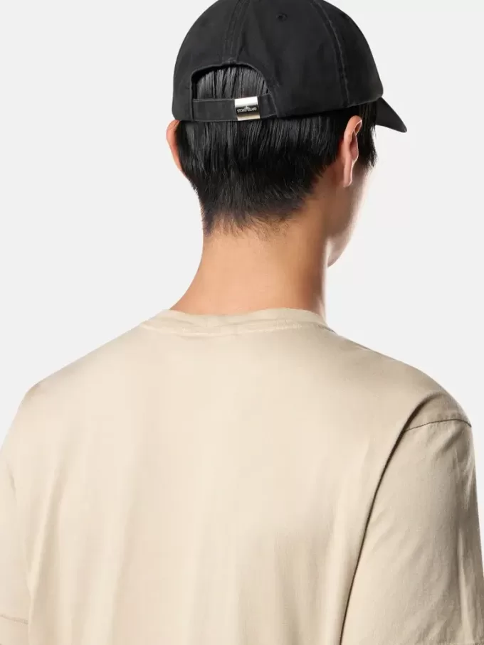 Slim-Fit-T-Shirt mit kurzen Ärmeln und Kompass-Aufnäher Slim-Fit-T-Shirt mit kurzen Ärmeln und Kompass-Aufnäher