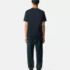 Slim-Fit-T-Shirt mit kurzen Ärmeln und Kompass-Aufnäher Slim-Fit-T-Shirt mit kurzen Ärmeln und Kompass-Aufnäher