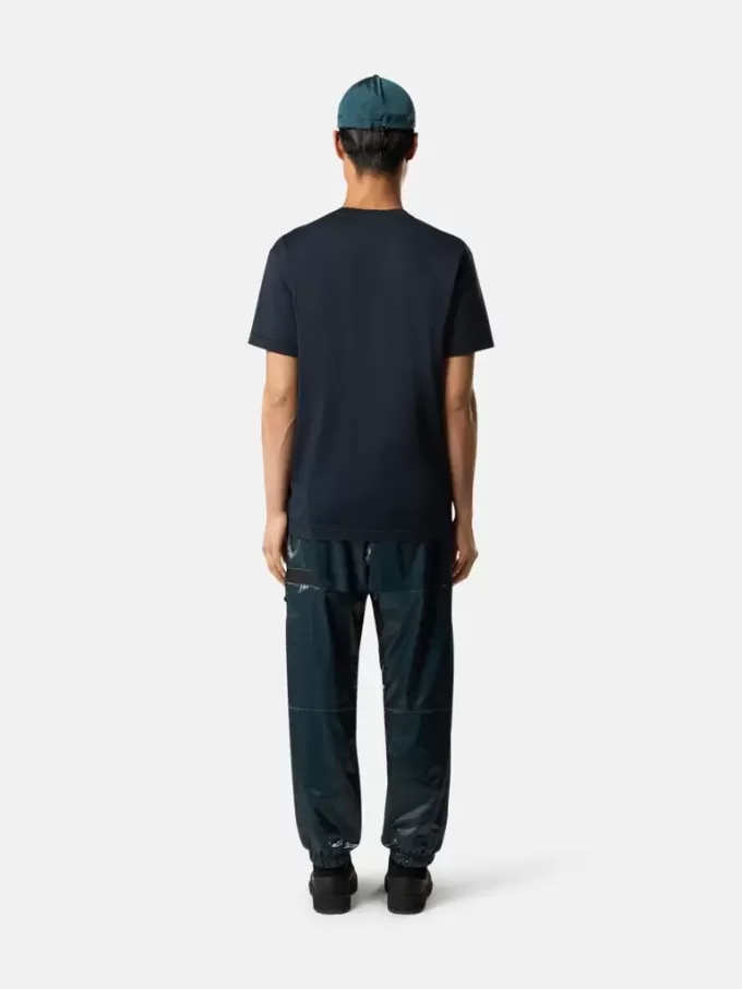 Slim-Fit-T-Shirt mit kurzen Ärmeln und Kompass-Aufnäher Slim-Fit-T-Shirt mit kurzen Ärmeln und Kompass-Aufnäher