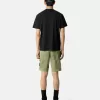 Slim-Fit-T-Shirt mit kurzen Ärmeln und Kompass-Aufnäher Slim-Fit-T-Shirt mit kurzen Ärmeln und Kompass-Aufnäher