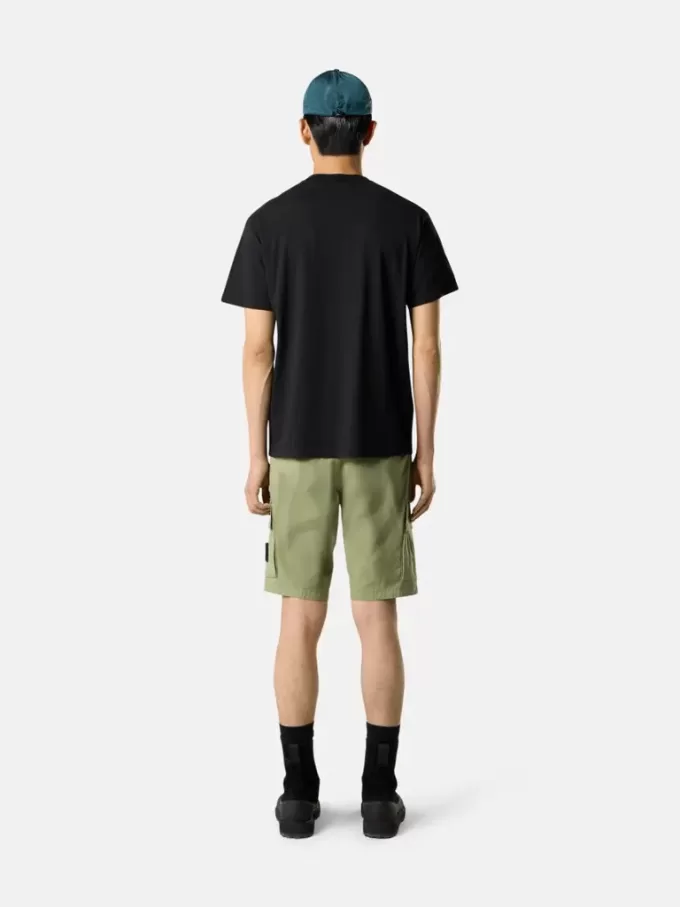 Slim-Fit-T-Shirt mit kurzen Ärmeln und Kompass-Aufnäher Slim-Fit-T-Shirt mit kurzen Ärmeln und Kompass-Aufnäher