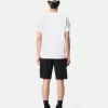 Slim-Fit-T-Shirt mit kurzen Ärmeln und Kompass-Aufnäher Slim-Fit-T-Shirt mit kurzen Ärmeln und Kompass-Aufnäher