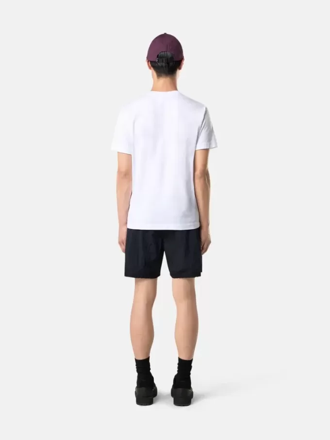 Slim-Fit-T-Shirt mit kurzen Ärmeln und Kompass-Aufnäher Slim-Fit-T-Shirt mit kurzen Ärmeln und Kompass-Aufnäher