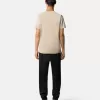 Slim-Fit-T-Shirt mit kurzen Ärmeln und Kompass-Aufnäher Slim-Fit-T-Shirt mit kurzen Ärmeln und Kompass-Aufnäher