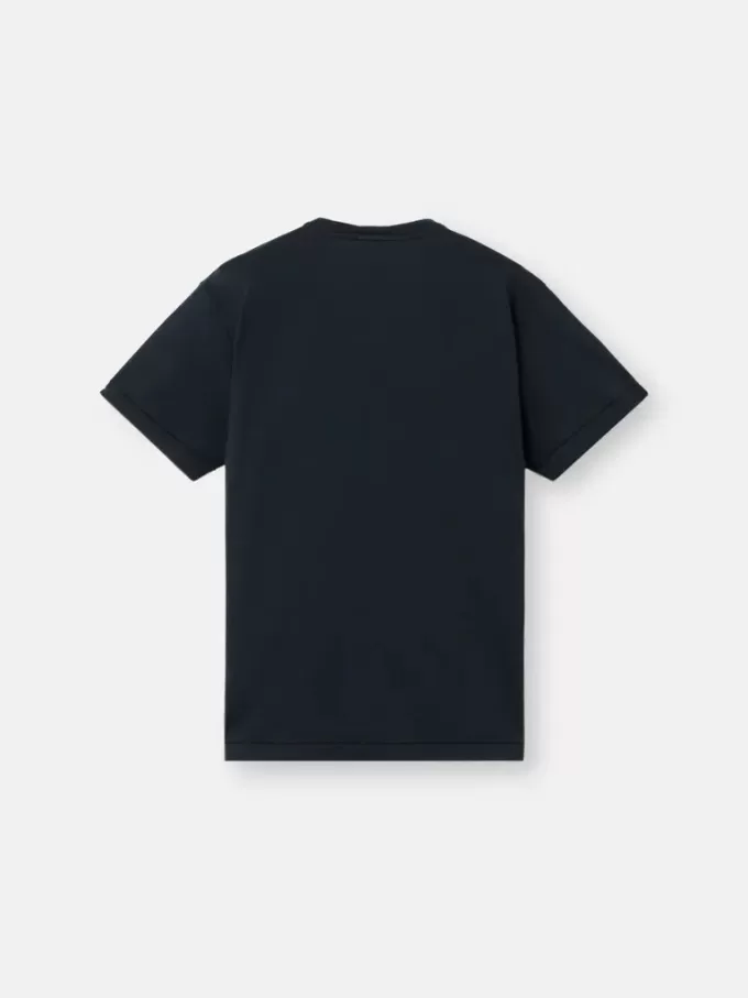Slim-Fit-T-Shirt mit kurzen Ärmeln und Kompass-Aufnäher Slim-Fit-T-Shirt mit kurzen Ärmeln und Kompass-Aufnäher