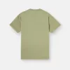 Slim-Fit-T-Shirt mit kurzen Ärmeln und Kompass-Aufnäher Slim-Fit-T-Shirt mit kurzen Ärmeln und Kompass-Aufnäher